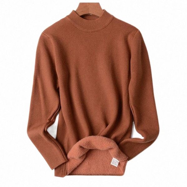 

women's sweaters warm women's turtleneck thick knit pullover bottoming sweater autumn winter solid color casual jumper pull femme, White;black