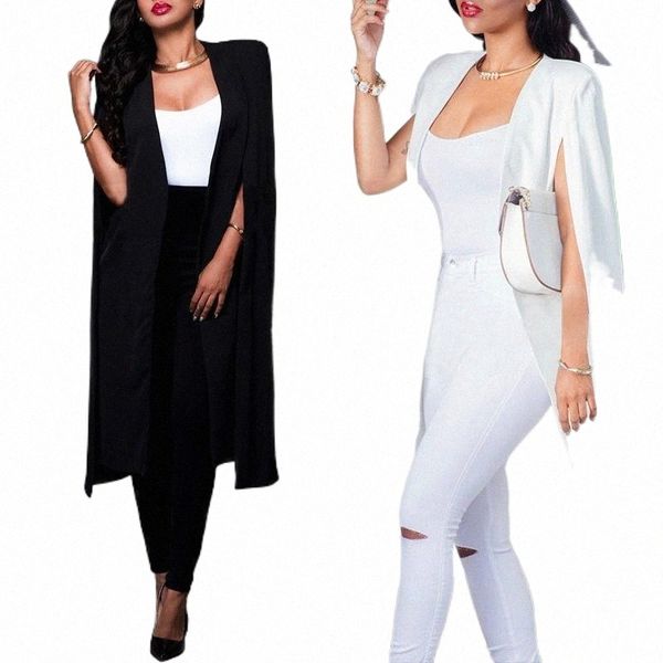 

women's suits & blazers women's suits & blazers women autumn coat ladies sleeveless jacket office suit cardigan outwear h5se#, White;black