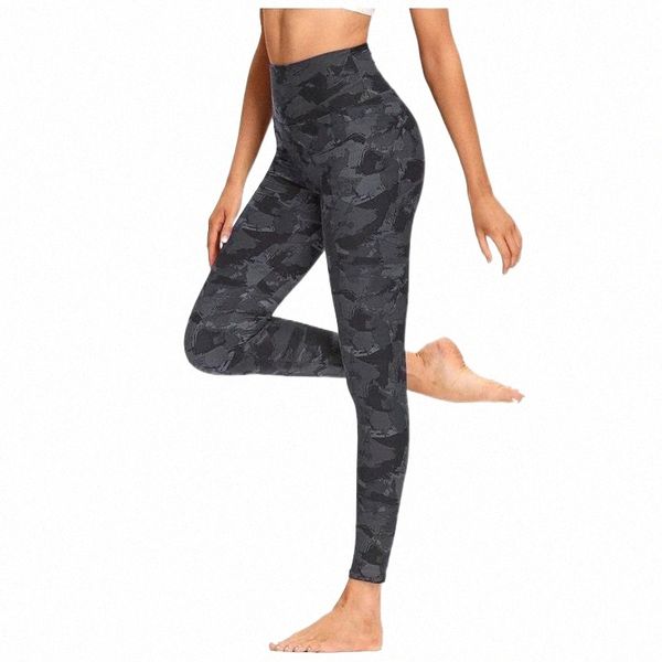 

women's leggings women's leggings winter workout high waisted tummy control yoga pants gym compression tights sportwear capri w6b0, Black