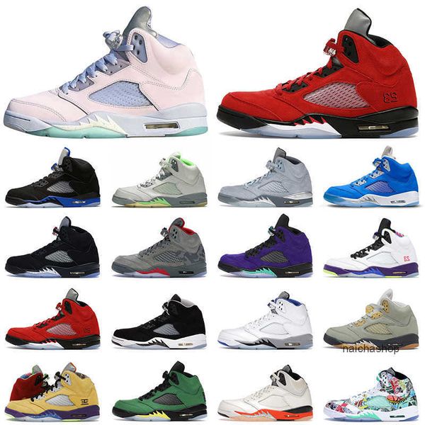 

shoes men basketball shoes 5 5s easter shattered backboard bluebird green bean what the raging bull mens trainers s og designer shoes, Black