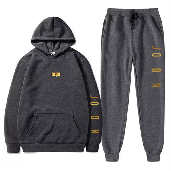 

designer men's tracksuits causal clothing women suits sweatsuits sport jogger autumn winter pollover hooded hoodies pants spo335e, Gray