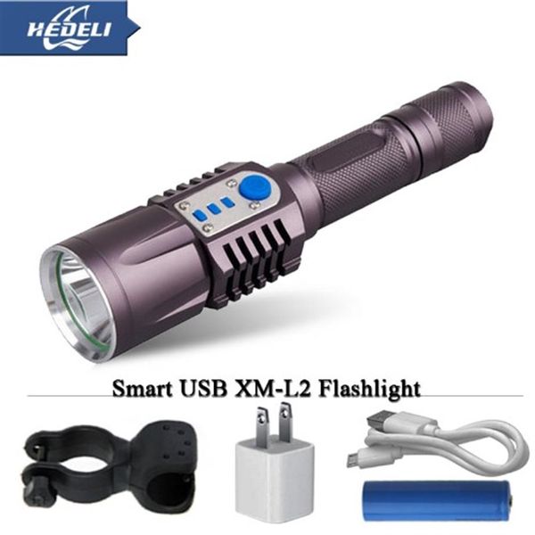 

new arrival rechargeable usb led flashlight cree xm-l2 lantern high power torch 3800 lumen zoomable flash light lantern tactical b267s