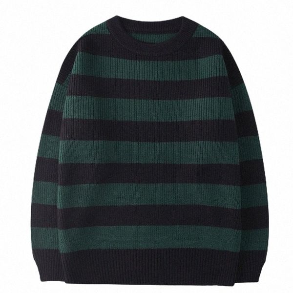 

men's sweaters men's sweaters vintage knitted sweater men women harajuku casual cotton pullover tate langdon same style green stri, White;black