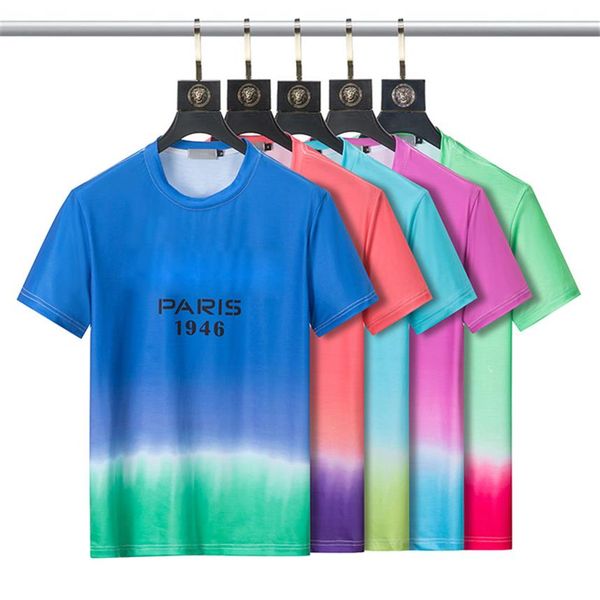 

fashionable mens designer t-shirt womens letter print short sleeve round neck cotton t-shirt 2022235o, White;black