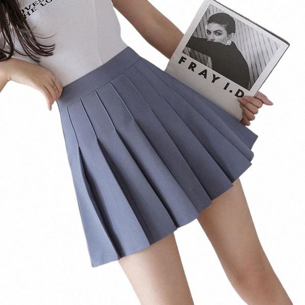 

skirts skirts chic a line short dress korean 2022 preppy style girls dance mini dresses women pleated skirt high waist skirtsskirts t0pm#, Black