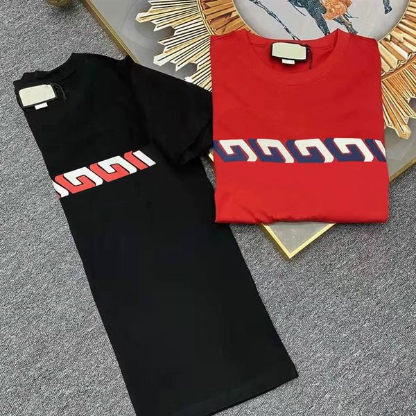 

men t shirts women designer classic letter fashion casual womens tees loose short sleeve t shirt solid clothing tee sport229b, White;black