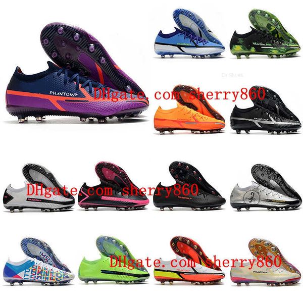

phantom gt elite ag-pro soccer shoes low ankle cleats football boots tacos de futbol