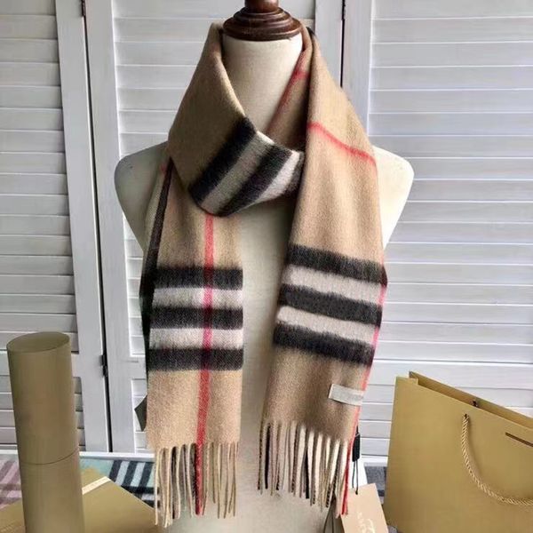 

designer 100% cashmere scarf winter men's and women's long scarf quality soft touch warm wrap with tag9wks, Black;white