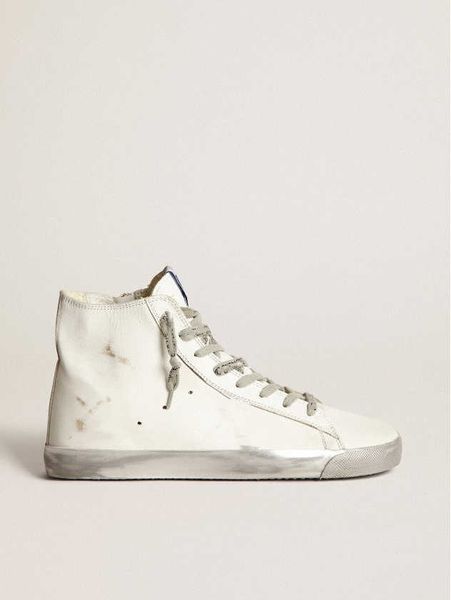 

dirty shoes francy sneakers designer design italian retro pure handmade leather with laminated outsole high-small
