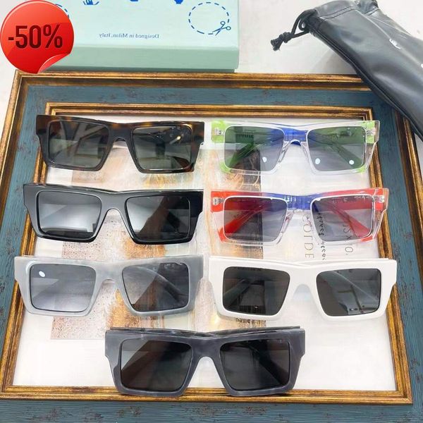 

designer sunglasses 22 year new off fashion brand net red same style personalized sunglass female hip hop cool sunglass omri028, White;black