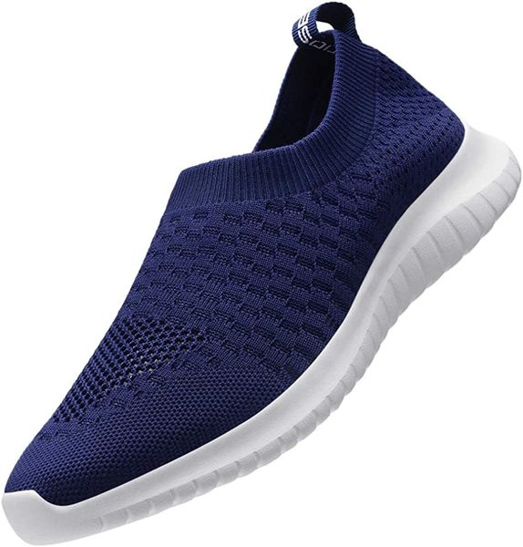 

black blue women's athletic walking shoes casual mesh-comfortable work sneakers