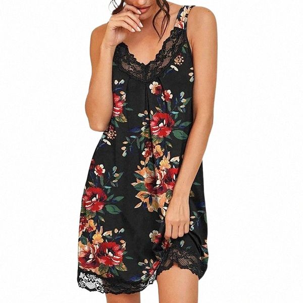 

women's swimwear summer leopard print suspender dress women's sleepwear short sleeve nightgown soft sleepshirt pleated nightshirt, White;black