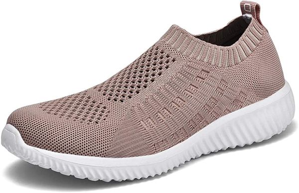 

apricot women's athletic walking shoes casual mesh-comfortable work sneakers