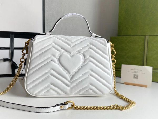 

designer bag guch shoulder bagclassic women marmont messenger s love heart v wave pattern genuine leather chain handbags fashion lady totes