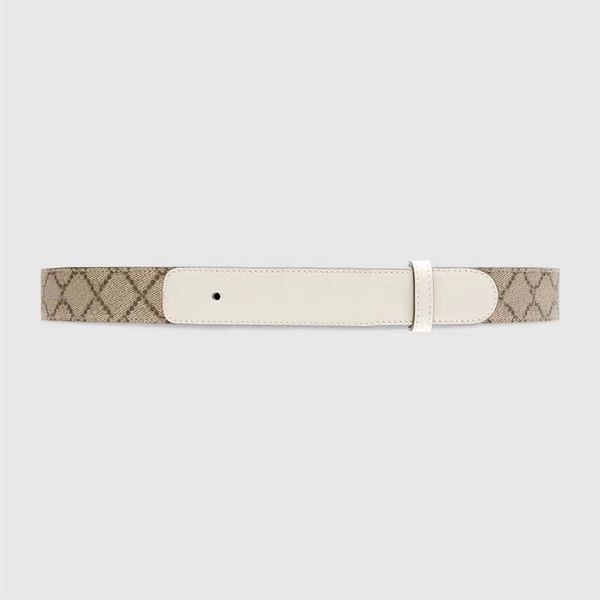 

10a black white brown leather and canvas belts classic gold letter buckle women belt men designers belts 625839295s, Black;brown