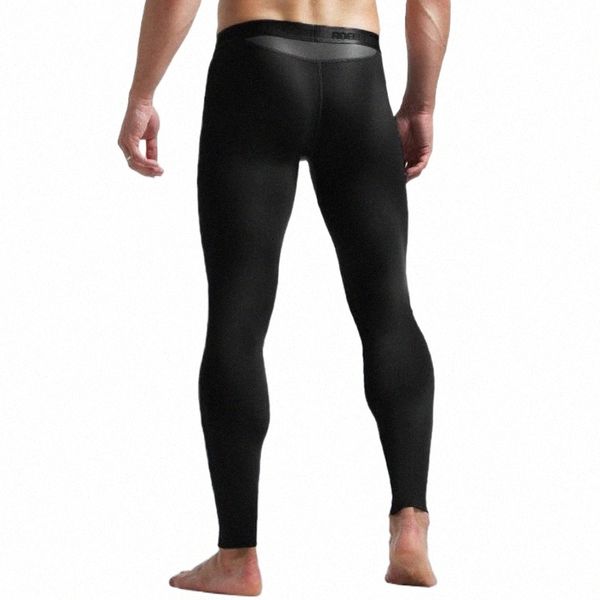 

men's pants men's pants men compression tight leggings running sports male fitness jogging elastic quick dry trousers workout trai, Black