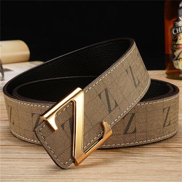

fashion big buckle genuine leather belt with box designer belts men women new mens belts247a, Black;brown