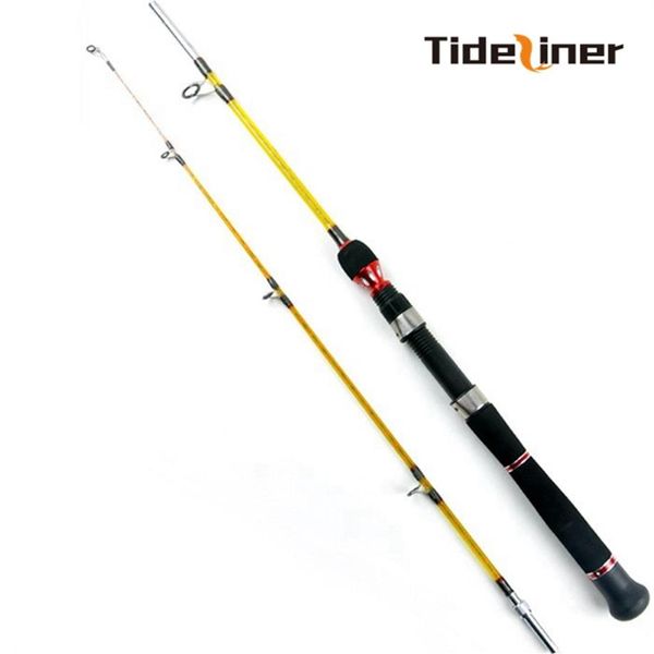 

tideliner 1 8m boat fishing rod 2 sections seafishing trolling jigging lure spinning fishing rods pole tackle201g