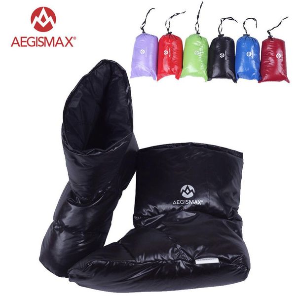 

aegismax duck down slippers shoes bootees boots footwear camping feet cover warm hiking outdoor281q