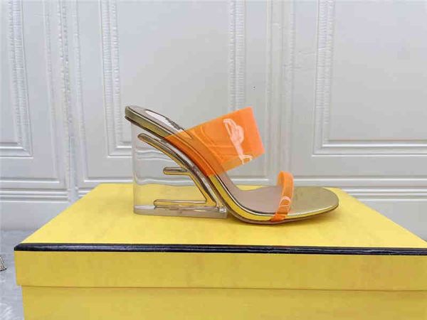 

dress shoes summer xinxiuchang sandals transparent film f heel candy color, Black
