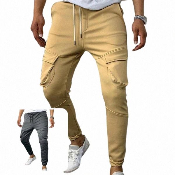 

men's pants men's pants wrinkle resistant long lasting men slim-fitting workout drawstring trousers for spring 3760#, Black