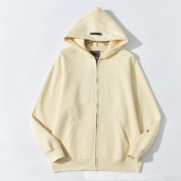

designers men's hoodies womens hoodie autumn winter pure cotton hooded s-2xl headless round neck long sleeve clothes sweatshirts jacket, Black