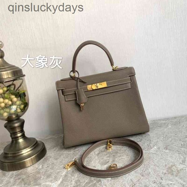 

herme shoulder bags designer birkins handbag litchi grain togo calfskin 25 28 portable single mes
