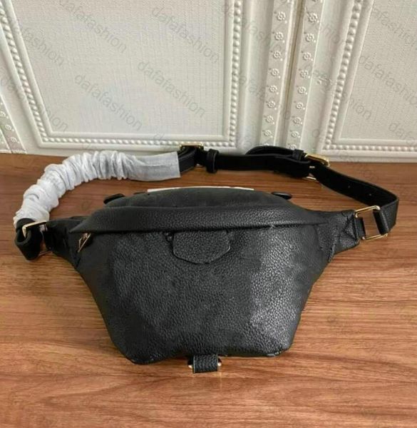 

classic bumbag waist belt bag monograms empreinte leather zipped back pocket m44812 leather embossed flower letter cross body