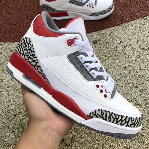 

3s og fire red mens basketball shoes sneaker trainer with box size us5.5-us13