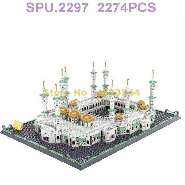 

6220 2274pcs world great architecture s arabia grand mosque of mecca building blocks toy y1127286s