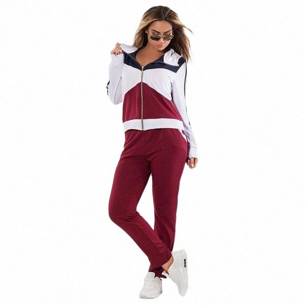 

women's tracksuits fashion casual tracksuit for women 2021 spring two piece sets long sleeve hoodies sweatshirts plus size clothing bod, Gray