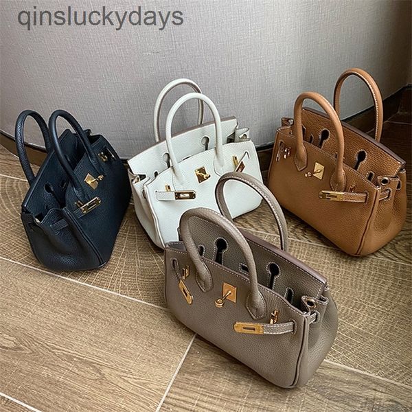 

herme shoulder bags designer birkins handbag female cowhide mini platinum leather simple and versatile portabl