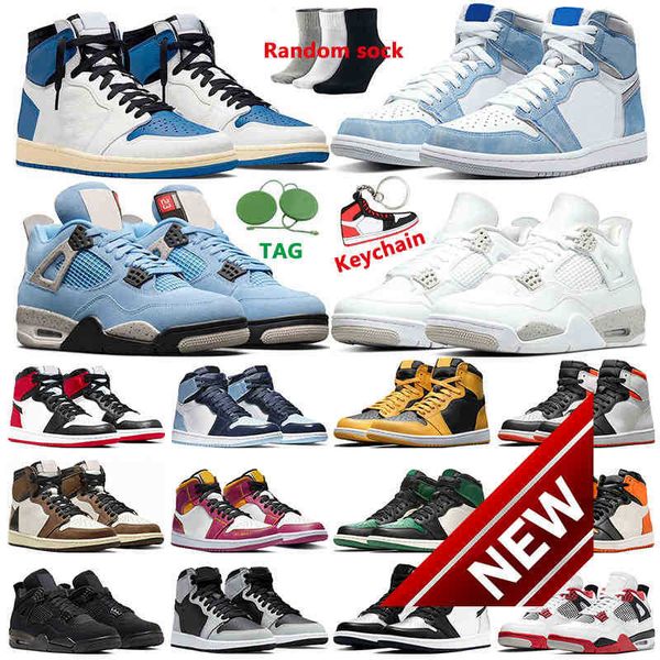 

boots men basketball shoes 1 1s fragment hyper royal dark mocha cactus jack pollen bred toe 4s university blue black cat white oreo pure mon