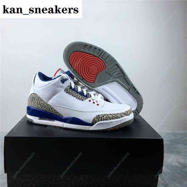 

basketball shoes men trainers true blue with box jumpman 3 3s mens