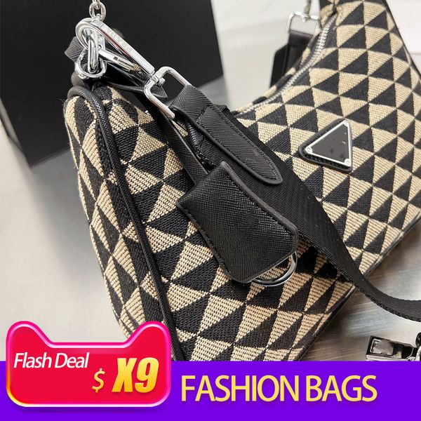 

designer bags weave hobo italy milano rhinestones shoulderbags 5a quality nylon handbags ccs purses wallet