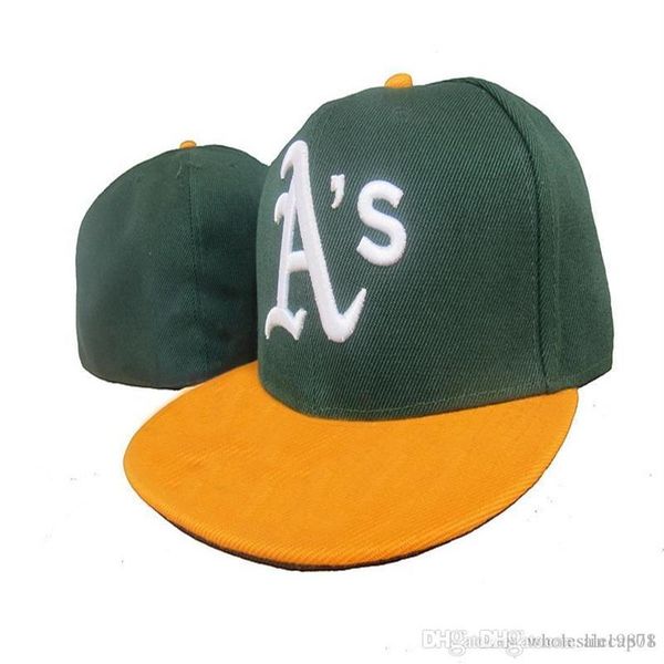 

10 styles athletics as letter baseball caps casual outdoor sports casquette for men women whole fitted hats293d, Blue;gray