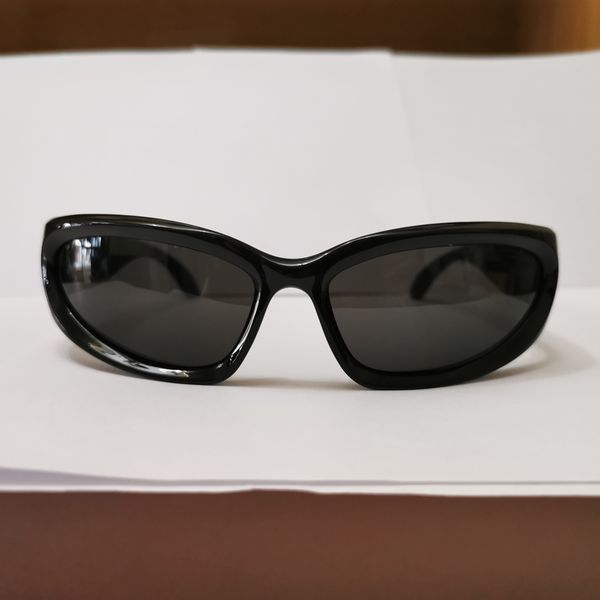 

shiny black extreme wrap sunglasses wraparound-frame dark grey lens y2k style men women glasses shades occhiali da sole uv eyewear, White;black