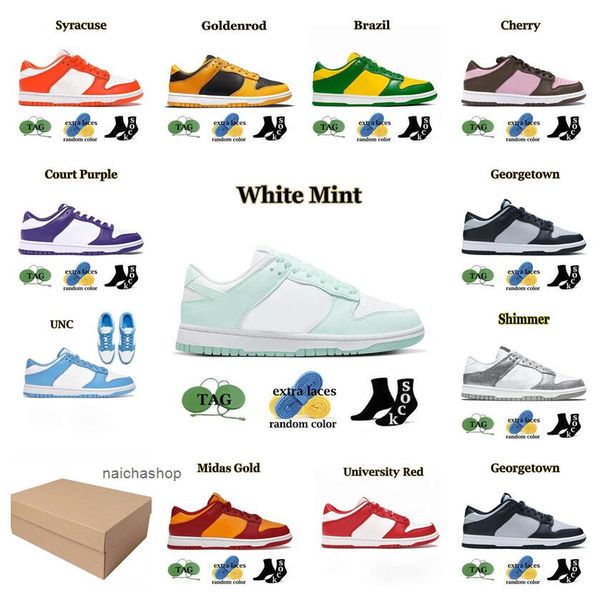 

with box dunks running sneaker panda casual shoes for men women trainers sneakers panda unc pn dust green sail grey fog syracuse jordon