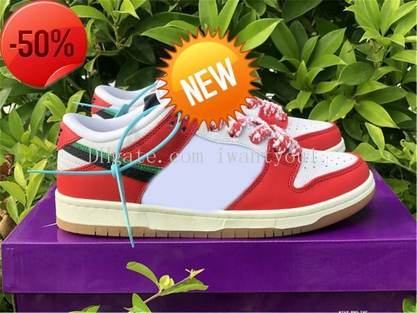 

boots 2023 authentic frame skate x sb habibi low shoes men women chile red white lucky green black outdoor sneakers sports with original box