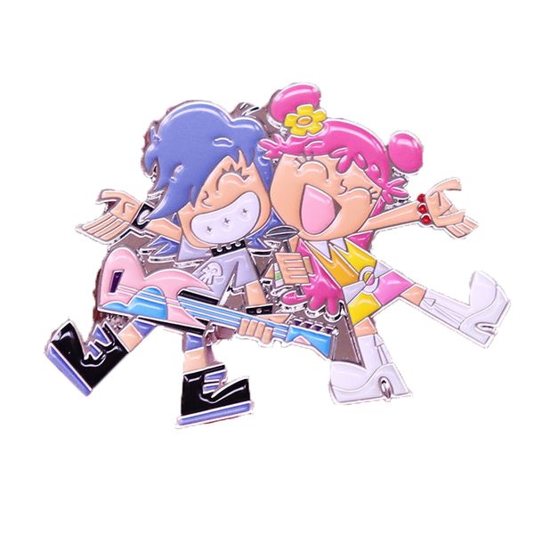 

other fashion accessories guitar boys girls band enamel pins collection cute brooch clothes backpack lapel badges fashion jewelry accessorie, Silver