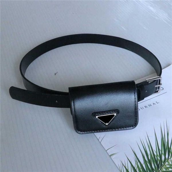 

women fashion designer belt with waistbag casual mens streetwear luxury leather belts with purse womens waistband girdle waist pack272u, Black;brown