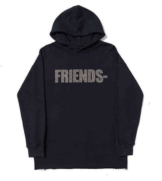 

men's hoodies sweatshirts designer vlones hoodies trendy york drill big jacket men's women's, Black