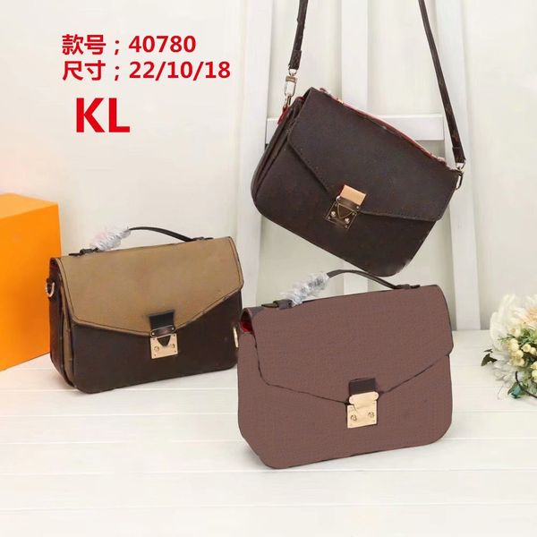 

women's designers handbag shoulder bag crossbody tote purse handbag luxury brand message bags classic pu leather #40780 luggage wallet