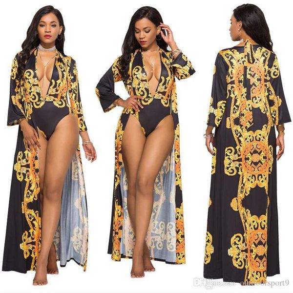 

leaf printed 2019 bikini and cover up set high waist swimsuit bathing suit cover up brazilian beachwear cardigan biquini208t