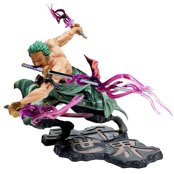 

anime one piece figurine roronoa zoro monkey d luffy trafalgar d water law pvc action figure collection model toys gift 201202326s