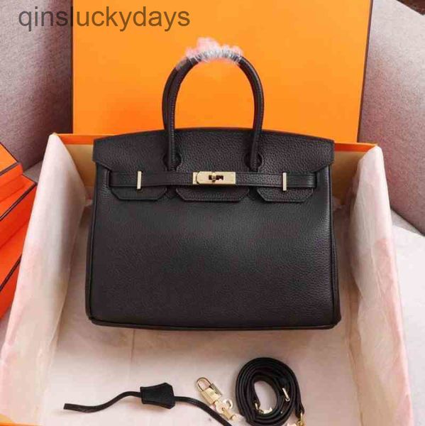 

herme shoulder bags designer birkins bag handbags women's classic manual fashion layer cowhide litchi patt 3mc4