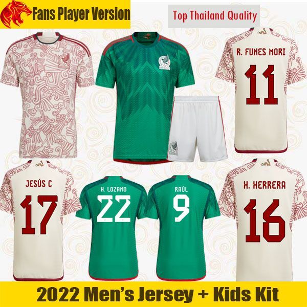 

22 23 mexico soccer jerseys h. lozano chicharito raul 2022 world cup 2023 fans player r. funes mori football shirt herrera ochoa guardado ca, Black;yellow