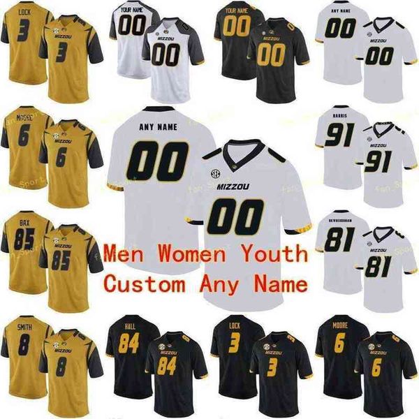 

american college football wear college ncaa jerseys missouri tigers 1 tyler badie 10 kentrell brothers 11 blaine gabbert kendall blanton, Black