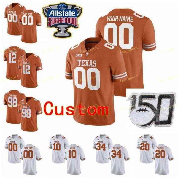 

american college football wear college ncaa jerseys texas longhorns 49 ta'quon graham 6 devin duvernay 6 juwan mitchell 6 quandre diggs, Black