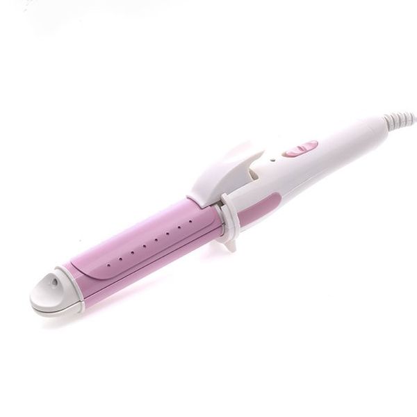 

2-in-1 ceramic curling iron safe to use straight curly hair curler